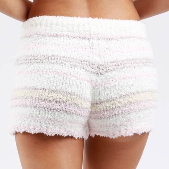 NWT Striped Berber fleece pajama shorts - Picture 3 of 3